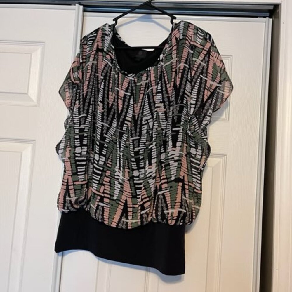 Flowy Blouse with Fitted Waiste
